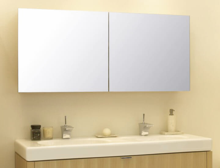鏡のデザインでオシャレな洗面所空間に 造作鏡 鏡収納について