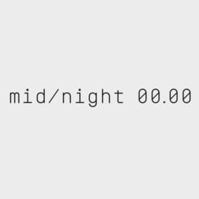 mid/night 00.00（ミッドナイト）